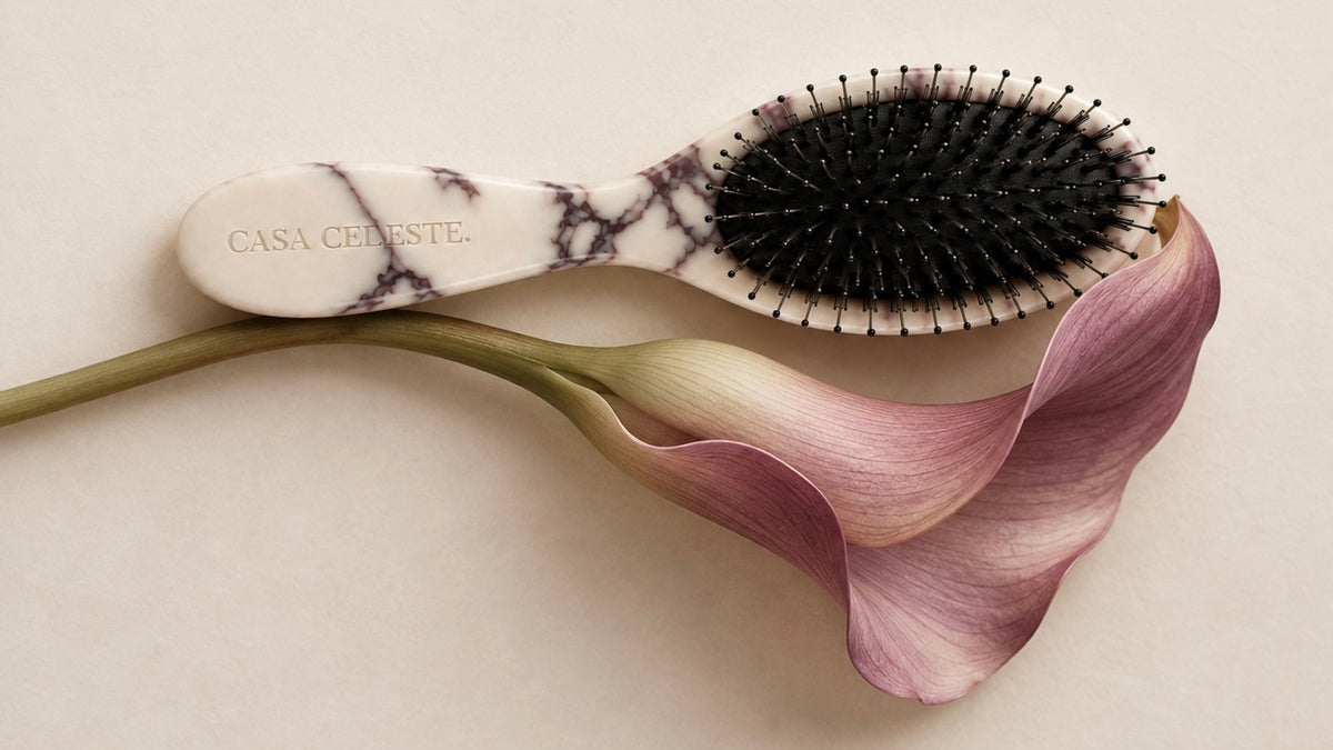 The Marble Hair Brush