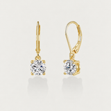 Moissanite Diamond Drop Earrings