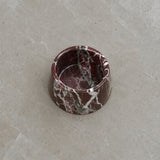 Rosso Levanto Marble Dog Bowl | Pre-order