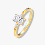 Amour Moissanite Ring  |  Solid 18k - CELESTIAL