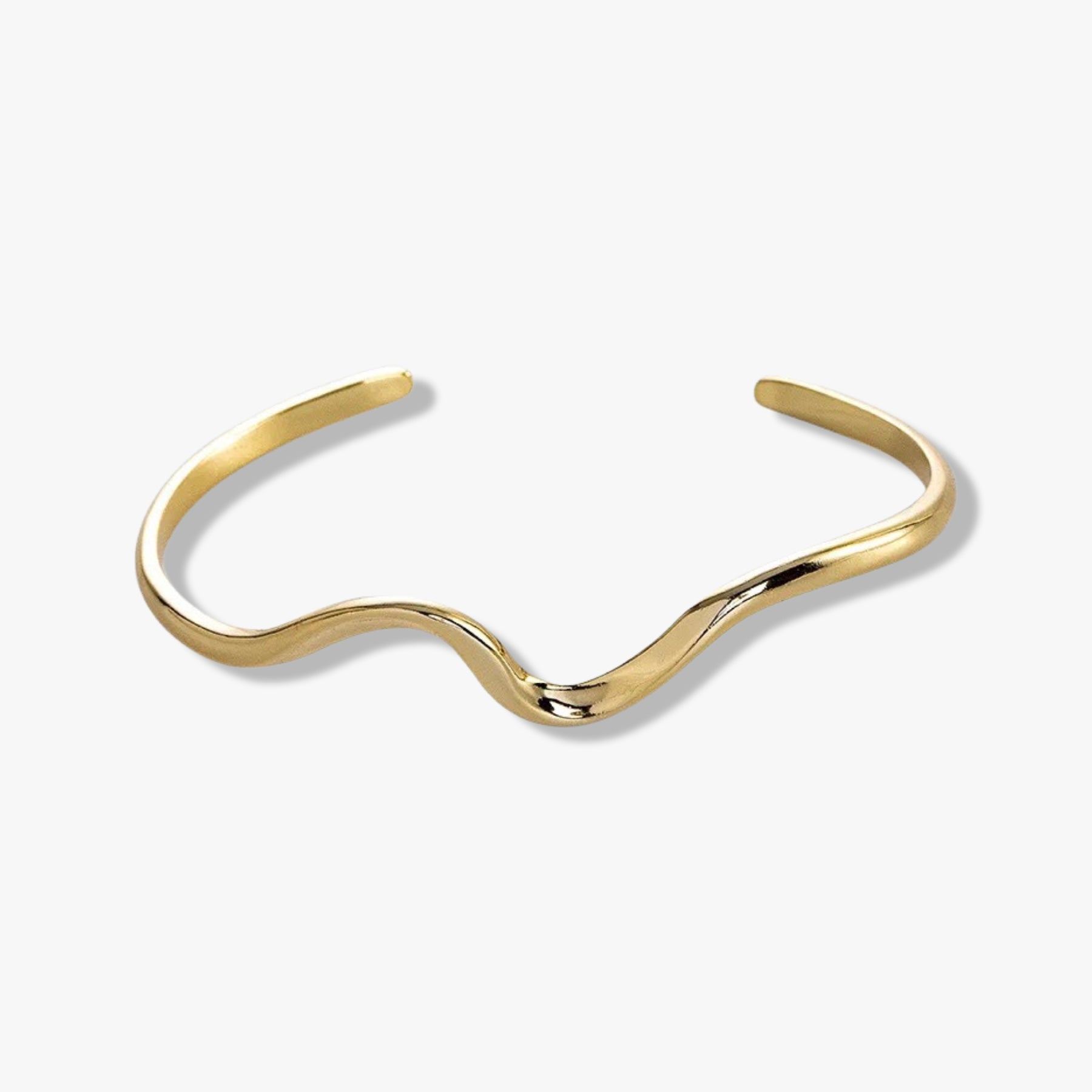 Wave Cuff Bracelet | 14k Vermeil - CELESTIAL
