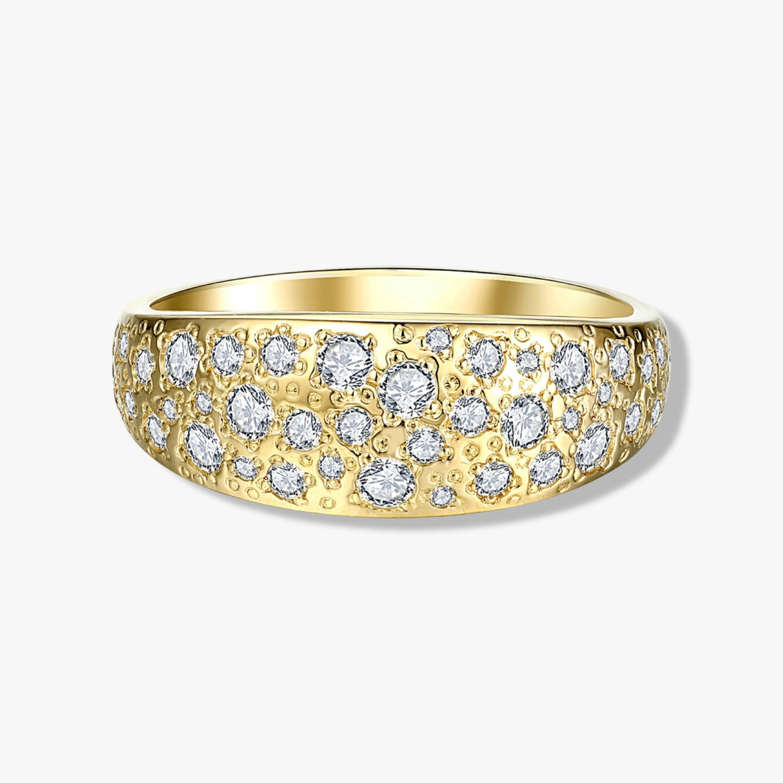 Diamond Stardust Ring  |  Solid 14k - CELESTIAL